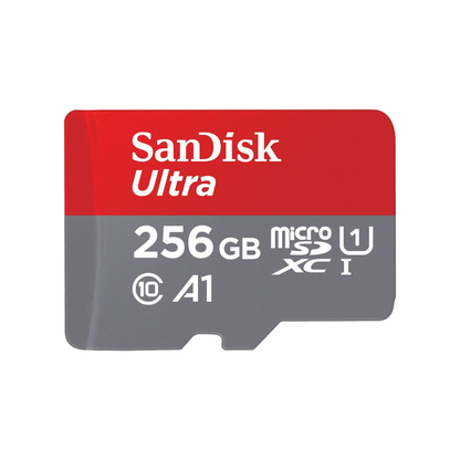 SanDisk Ultra microSDXC card + SD adapter, Memory card Full HD, up to 150 MB/s, For smartphones and Tablets, with A1 App Performance, UHS-I, Class 10, U1