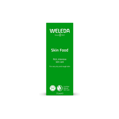 Weleda Skin Food, Dry Skin Moisturiser, Moisturising Cream & Primer, Face & Body, For Men & Women, Multiple Uses, 100% Certified Natural, Organic, 75ml