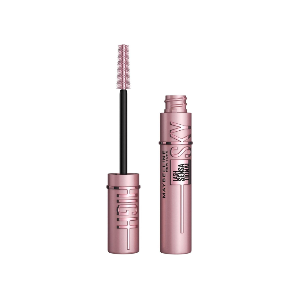 Maybelline Mascara, Lash Sensational Sky High Volumizing & Thickening, Eyelash Lengthening, Flake-Free Formula, Washable Mascara Infused with Bamboo Extract, Full Volume Mascara,