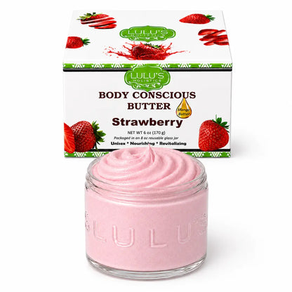 Raspberry Lemonade Whipped Body Butter – Nourishing, Skin-Softening Care