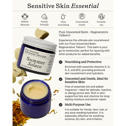 Pure Unscented Tallow – Slow Body Care® Set